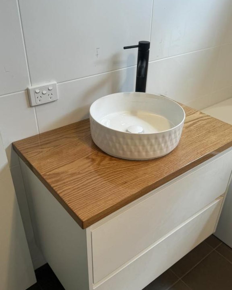 Vanity With Vessel Basin — McLennan Plumbing & Gas